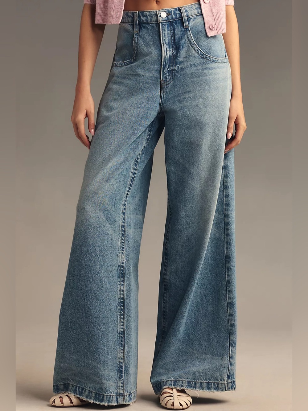 FRAME The Skater High-Rise Wide-Leg Jeans NWT